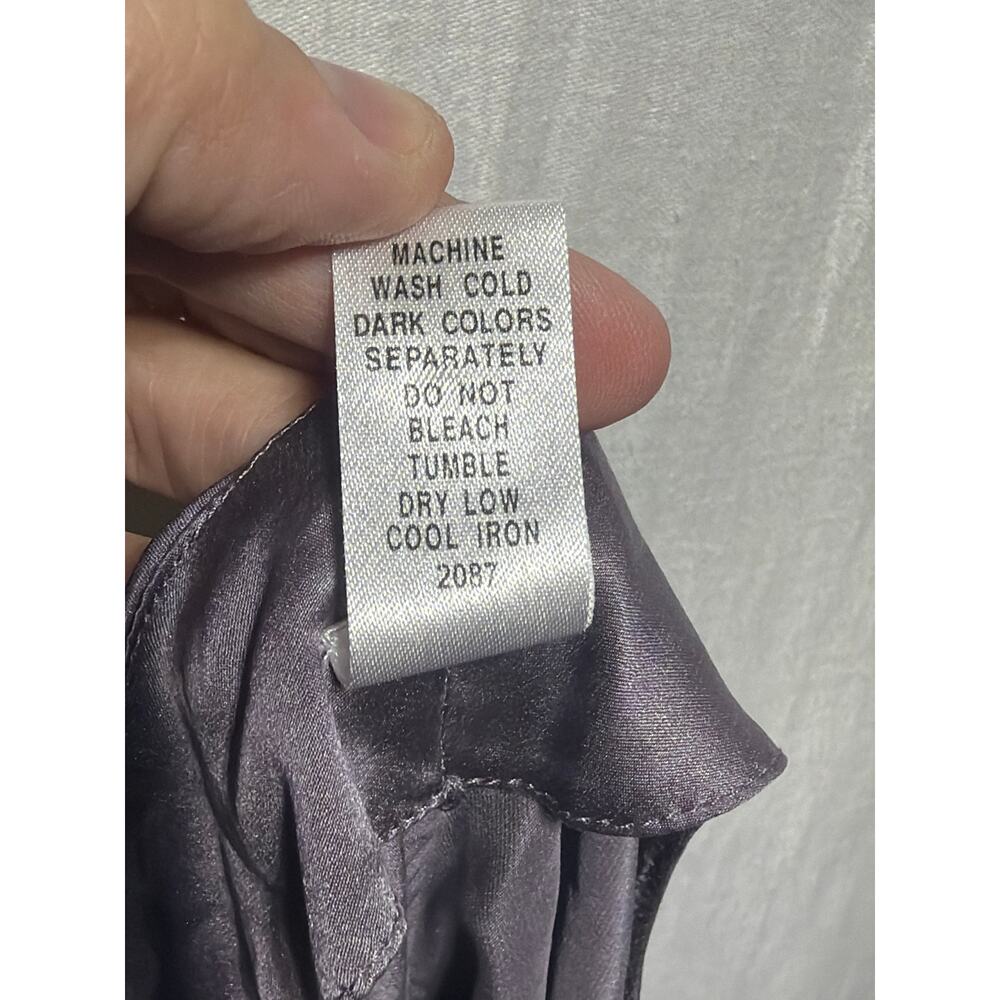 The Lingerie Collection Slip Dress P XS Purple 100% Silk - Picture 6 of 6